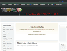 Tablet Screenshot of kurdishworld.com